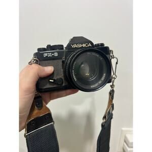 Vintage Yashica FX-3 SLR Film Camera w/ Yashica DSB 50mm lens Made in Japan